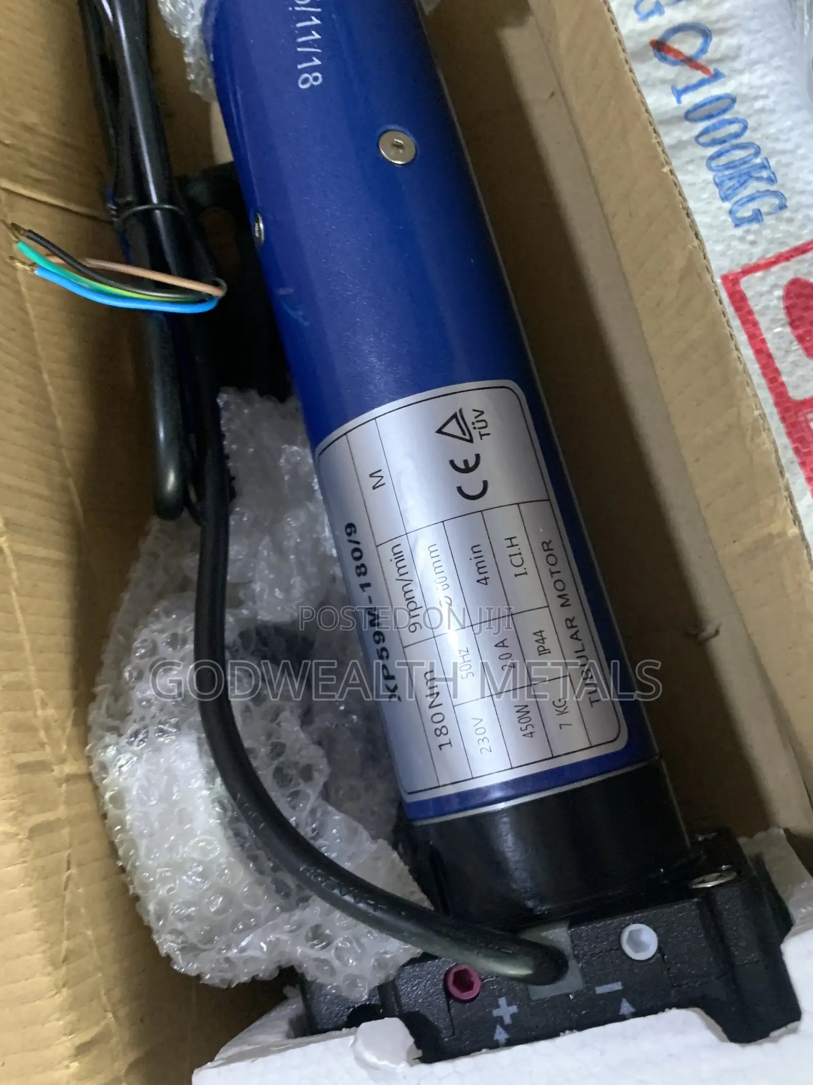 180NM Tubular Roller Shutter Motor Complete Kit -Heavy Duty