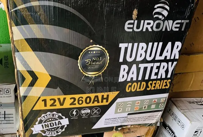 Euronet Tubular Battery Gold Series 260ah