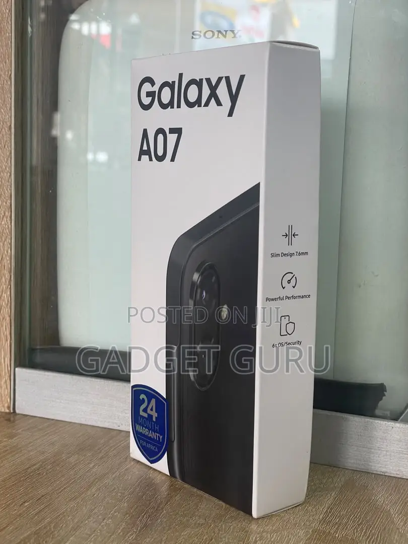 New Samsung Galaxy A07 128 GB Black