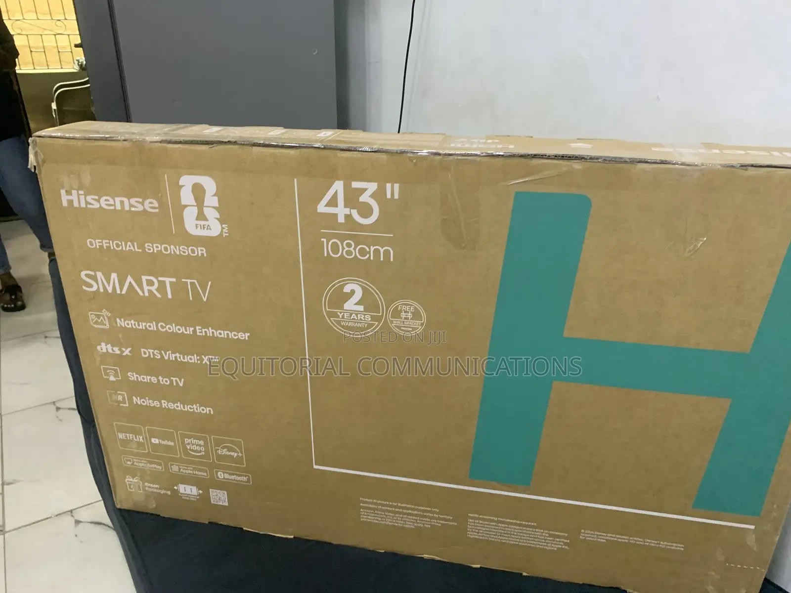 Hisense 43-Inch Full HD TV With Rich Audio and Smart Connectivity