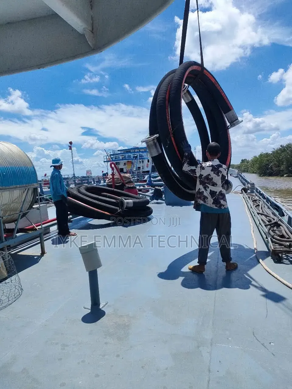 8" X 10 Meters Hose C/W Flange on Both Ends