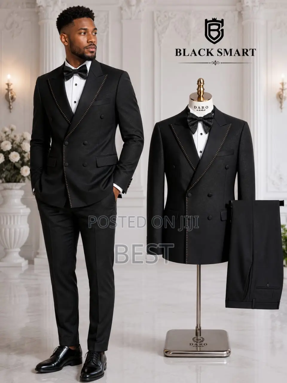 Men’s Luxury Tuxedo Double Breasted Ceremonial Suits