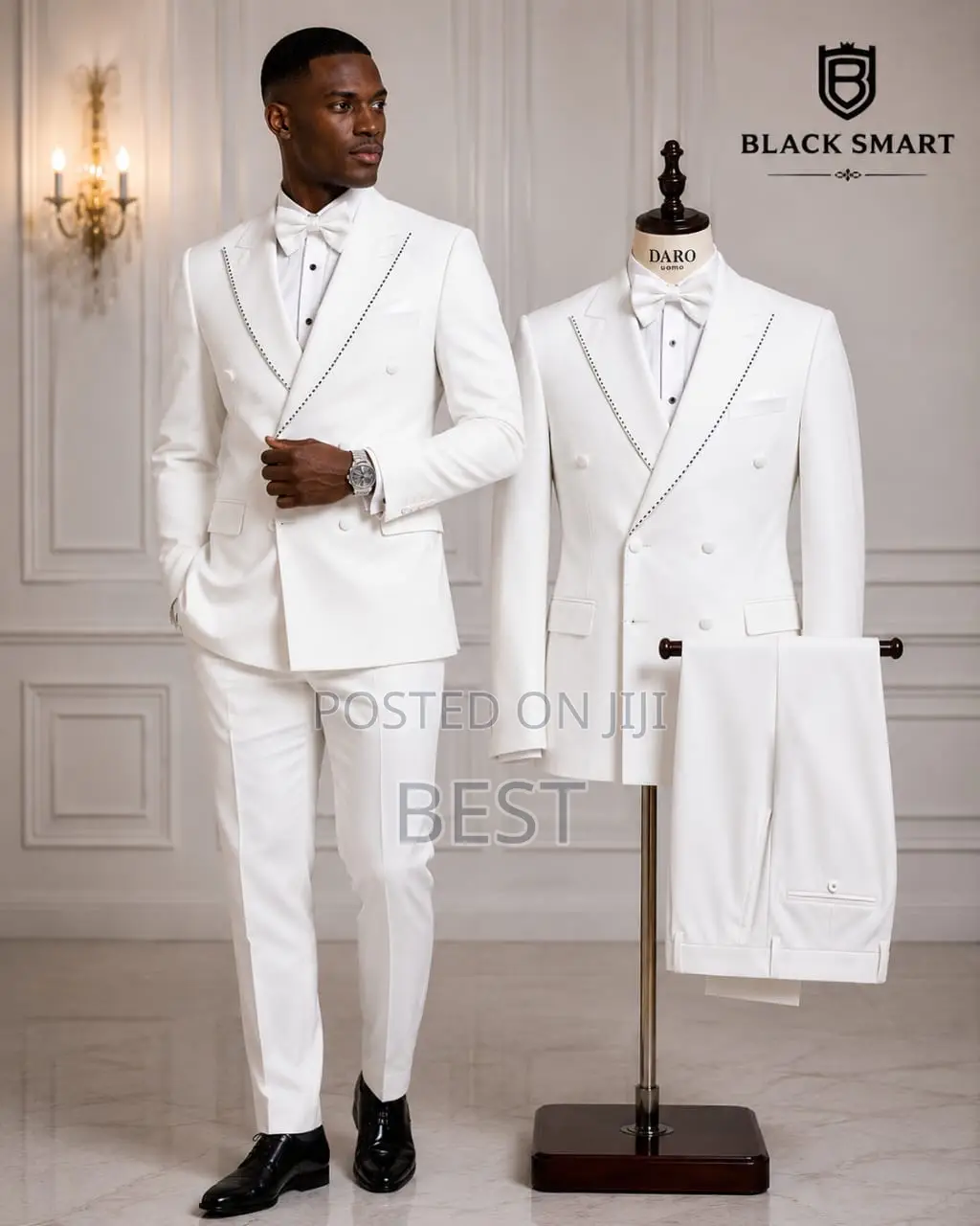 Men’s Luxury Tuxedo Double Breasted Ceremonial Suits