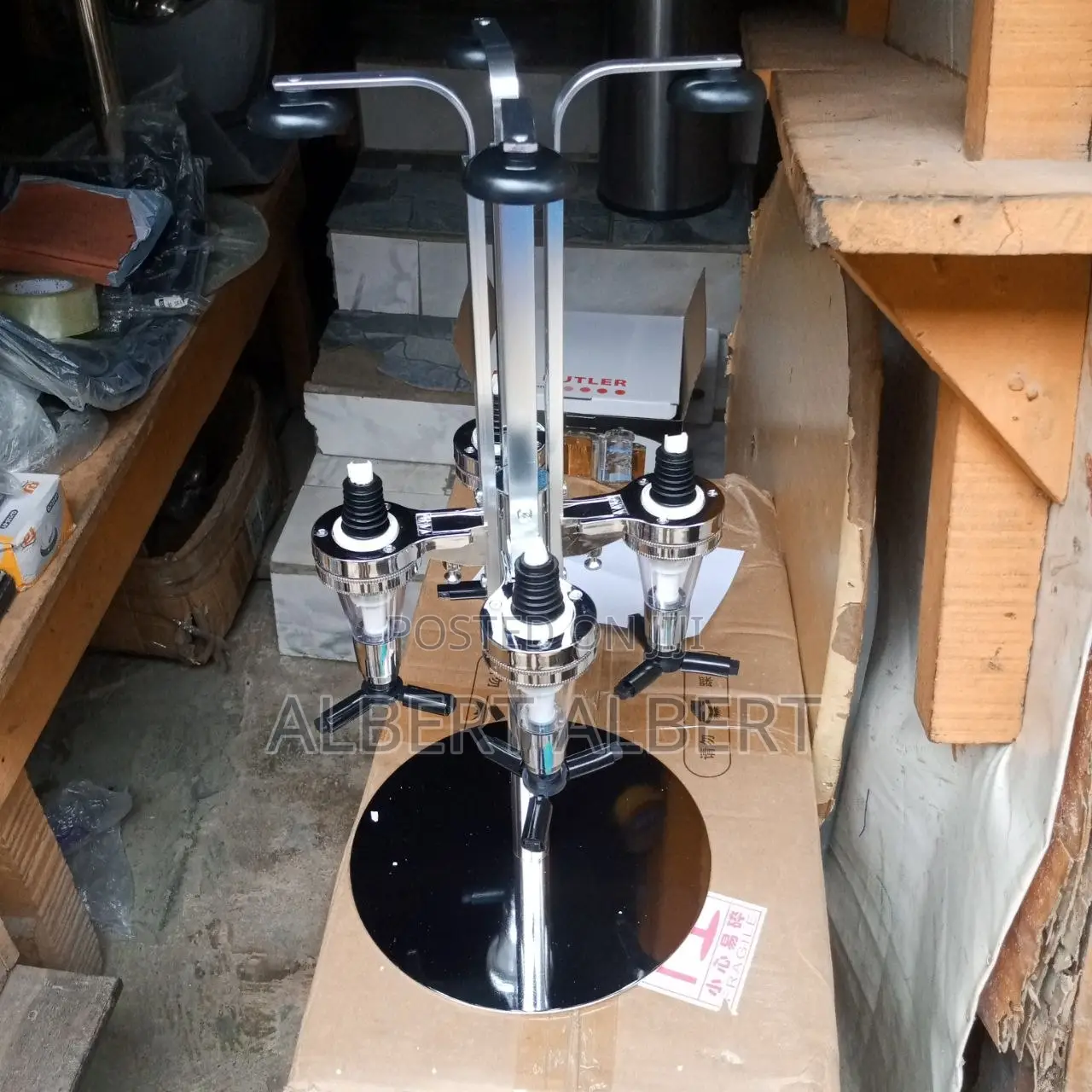 4 Bottle Wine Champagne Dispenser Bar Butler