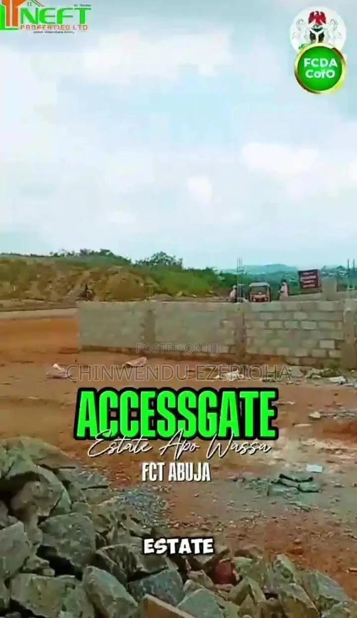 Hot Deal: Fast Selling Land in Apo Wasa FCT Abuja!!