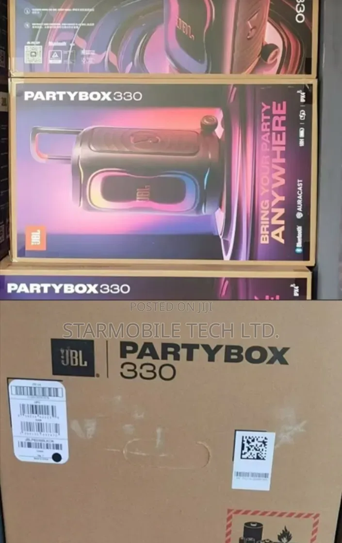 JBL Partybox 330 Ai Portable Bluetooth Speaker