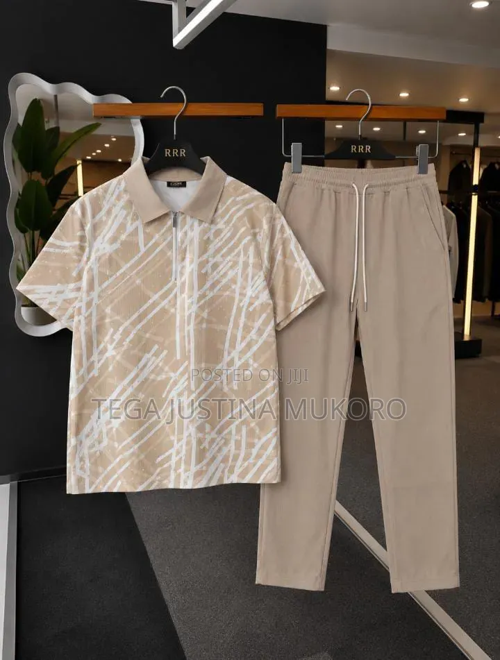 High Quality Matching Two Piece Casual Sets for Men