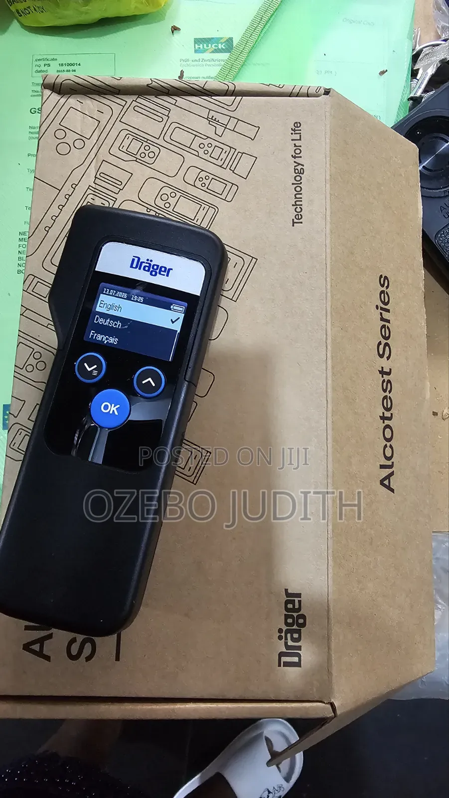 Dragger Alcohol Tester 6000
