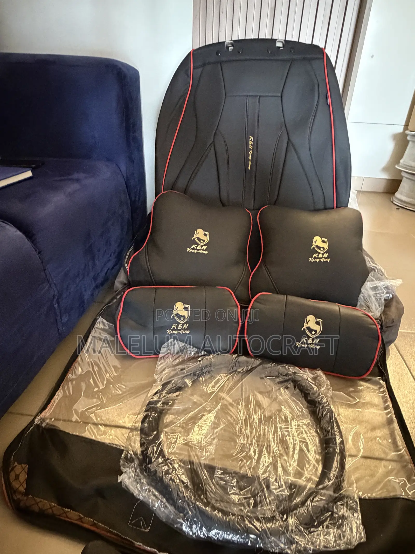 Golden Horse Seat Cover