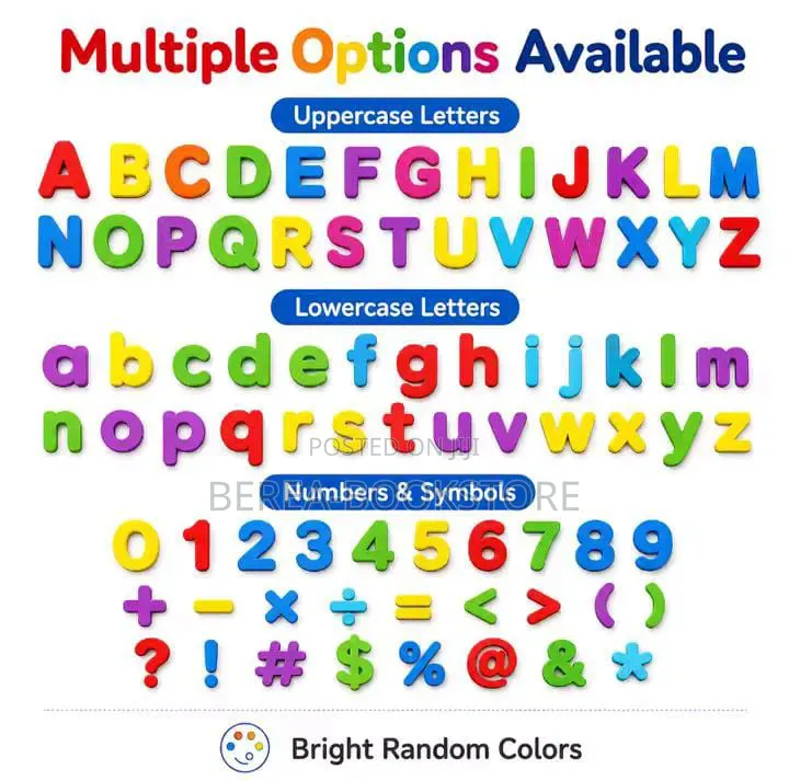 3-in-1 Magnetic Letters and Numbers Learning Set - Educational Toy
