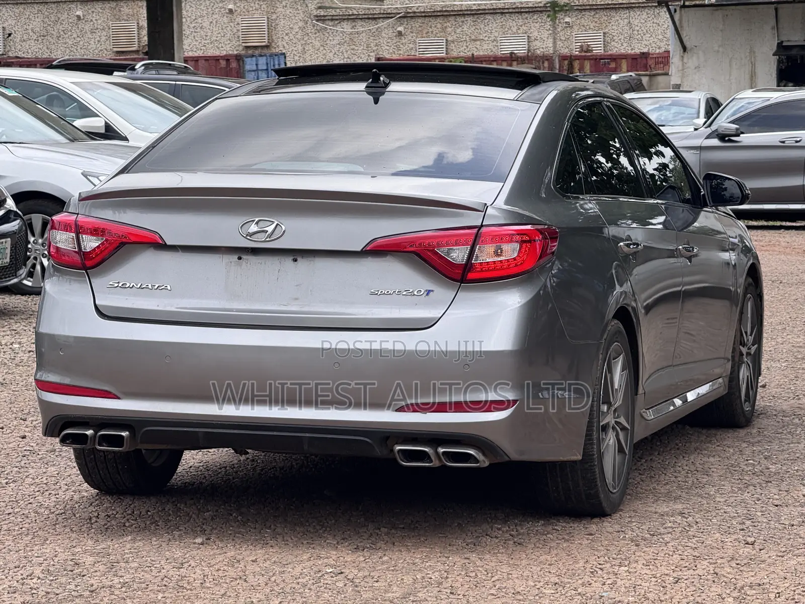 Hyundai Sonata Sport 2.0T 4dr Sedan (2.0L 4cyl Turbo 6A) 2015 Gray