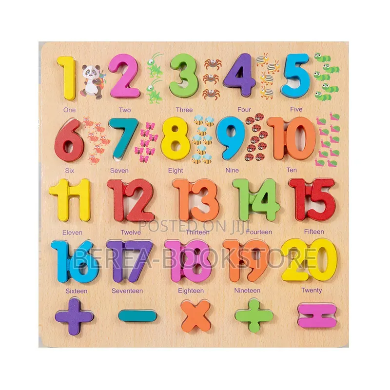 Montessori Wooden Movable Alphabet Numbers