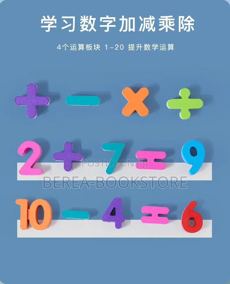 Montessori Wooden Movable Alphabet Numbers