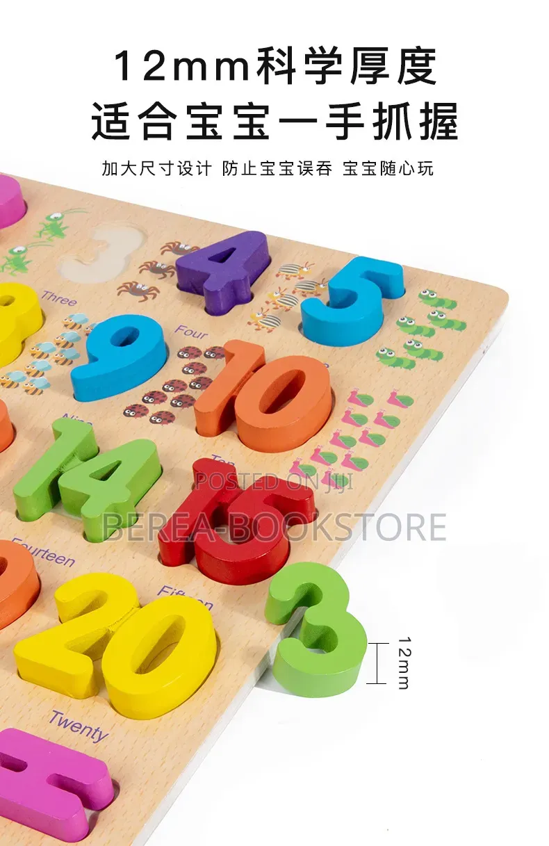 Montessori Wooden Movable Alphabet Numbers
