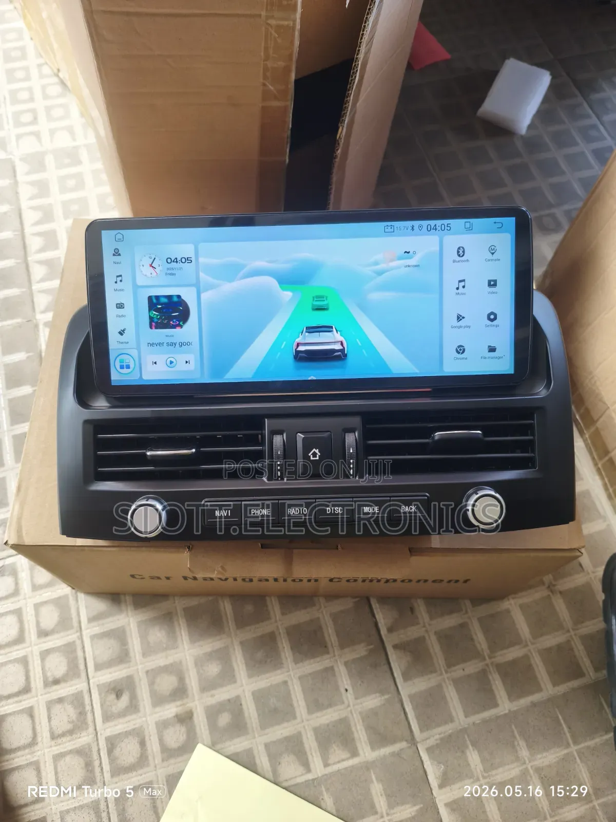 Toyota Prado 2005-09 Car Android Navigation System 12.3 Inch
