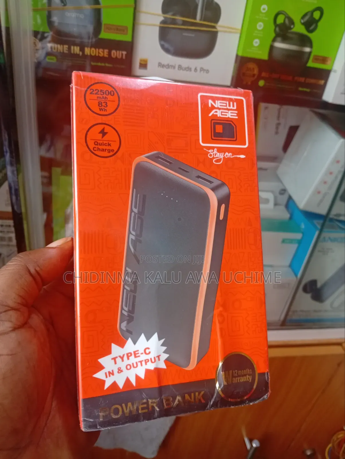 22,500 Type C in and Out New Age Power Bank
