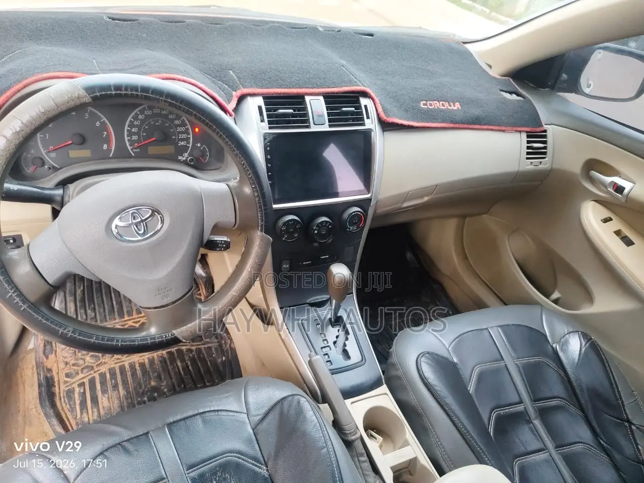 Toyota Corolla 2010 Gold