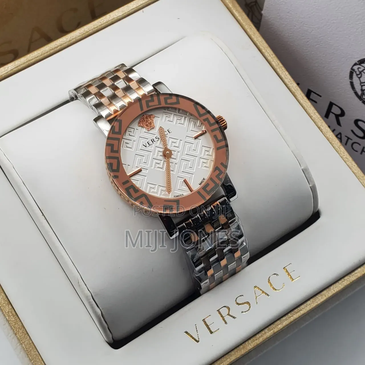 Luxury Replica Versace Women’s Chain Bracelet Style Battery Watch*
