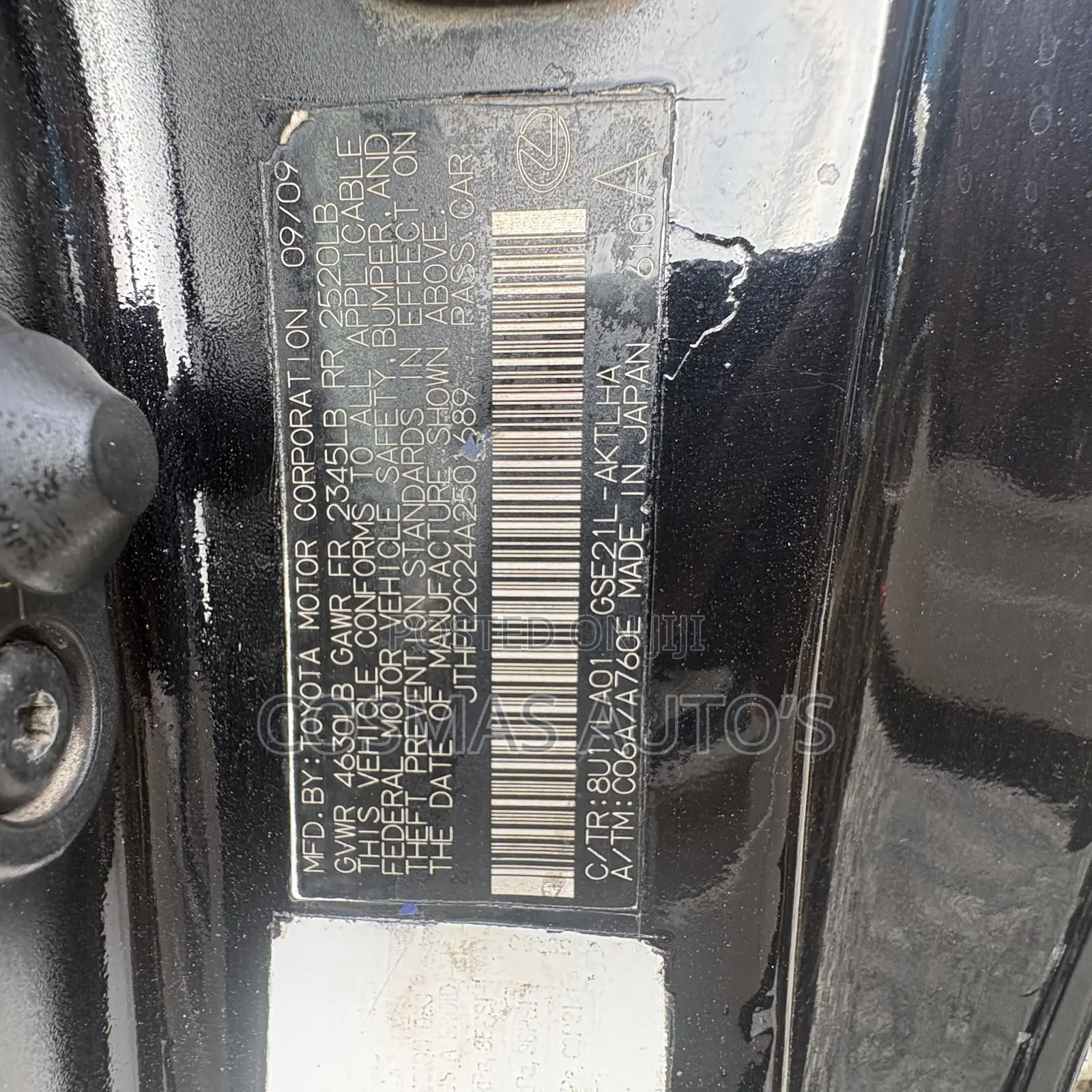 Lexus IS 350 C 2010 Black