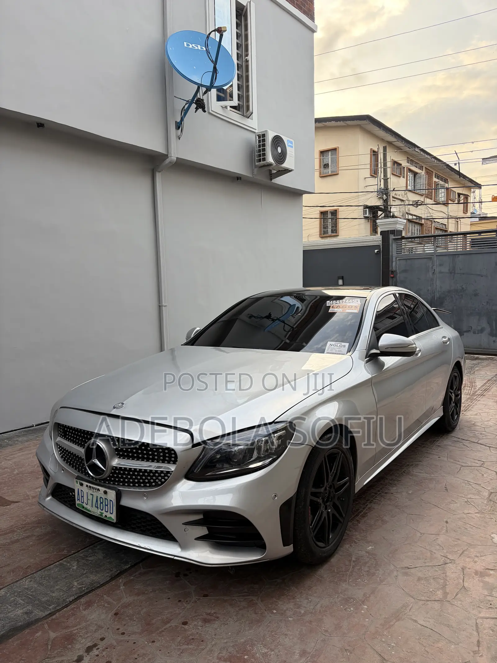 Mercedes-Benz C400 4Matic AWD Sedan (3.0L V6 7A) 2015 Silver