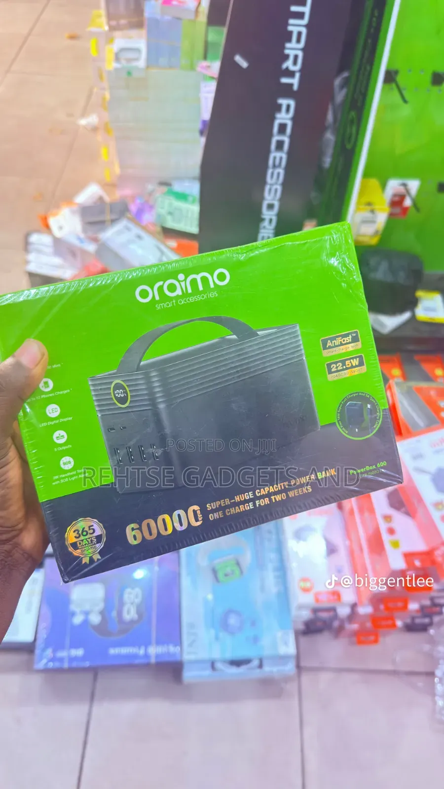 60000mah Oriamo Power Bank