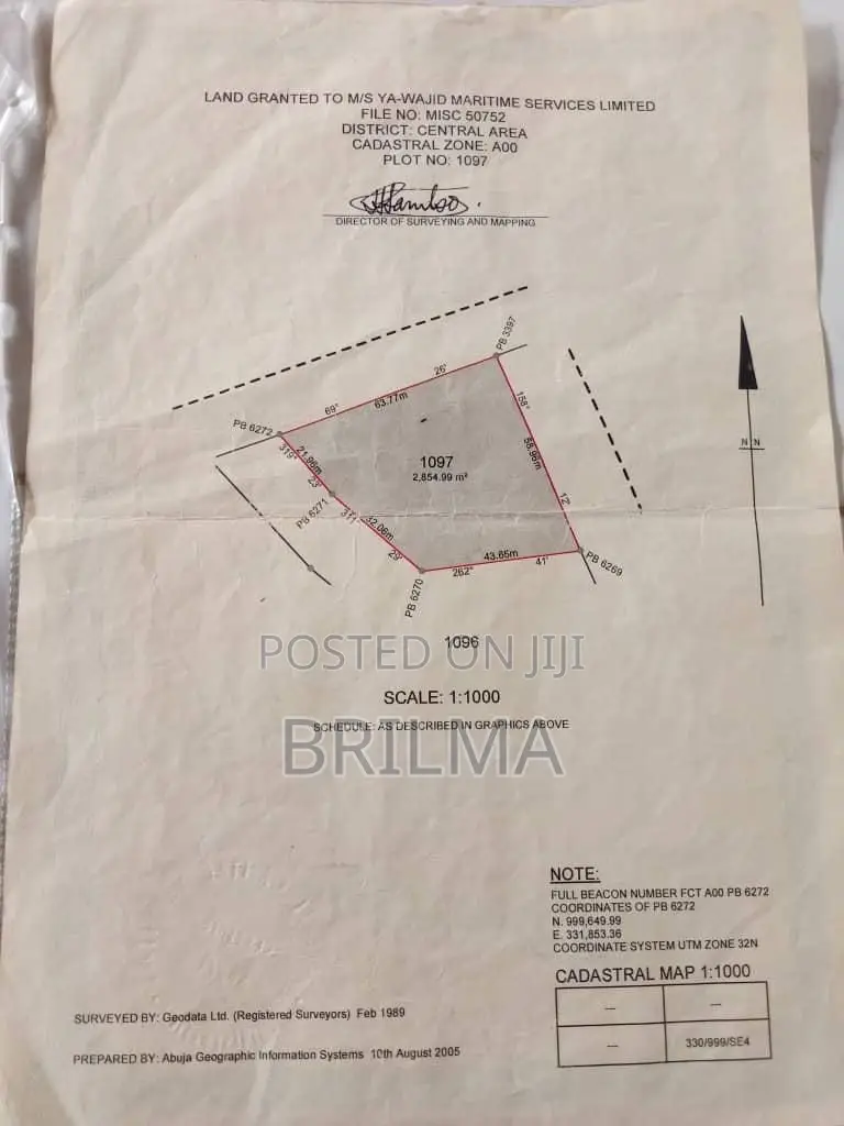 2,380 SQM of Residential Land in Katampe Extension for Sale