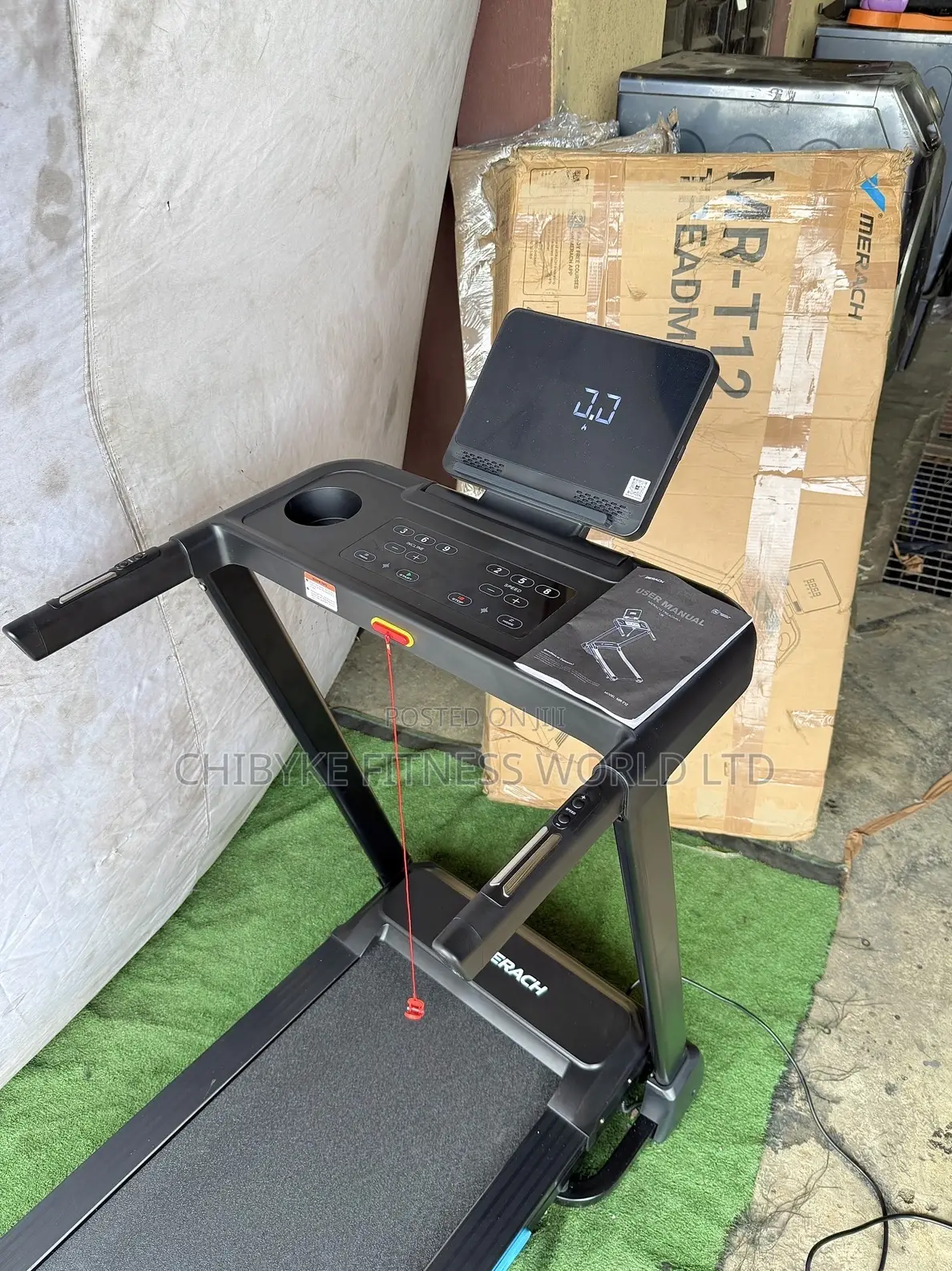 Brand New Merach Treadmill With Auto Incline (136kg User Weight)
