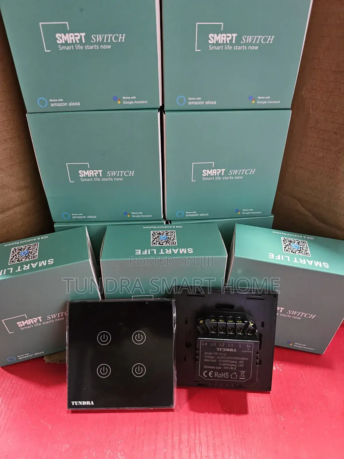 Tundra 4gang Smart Wifi Tuya Switch