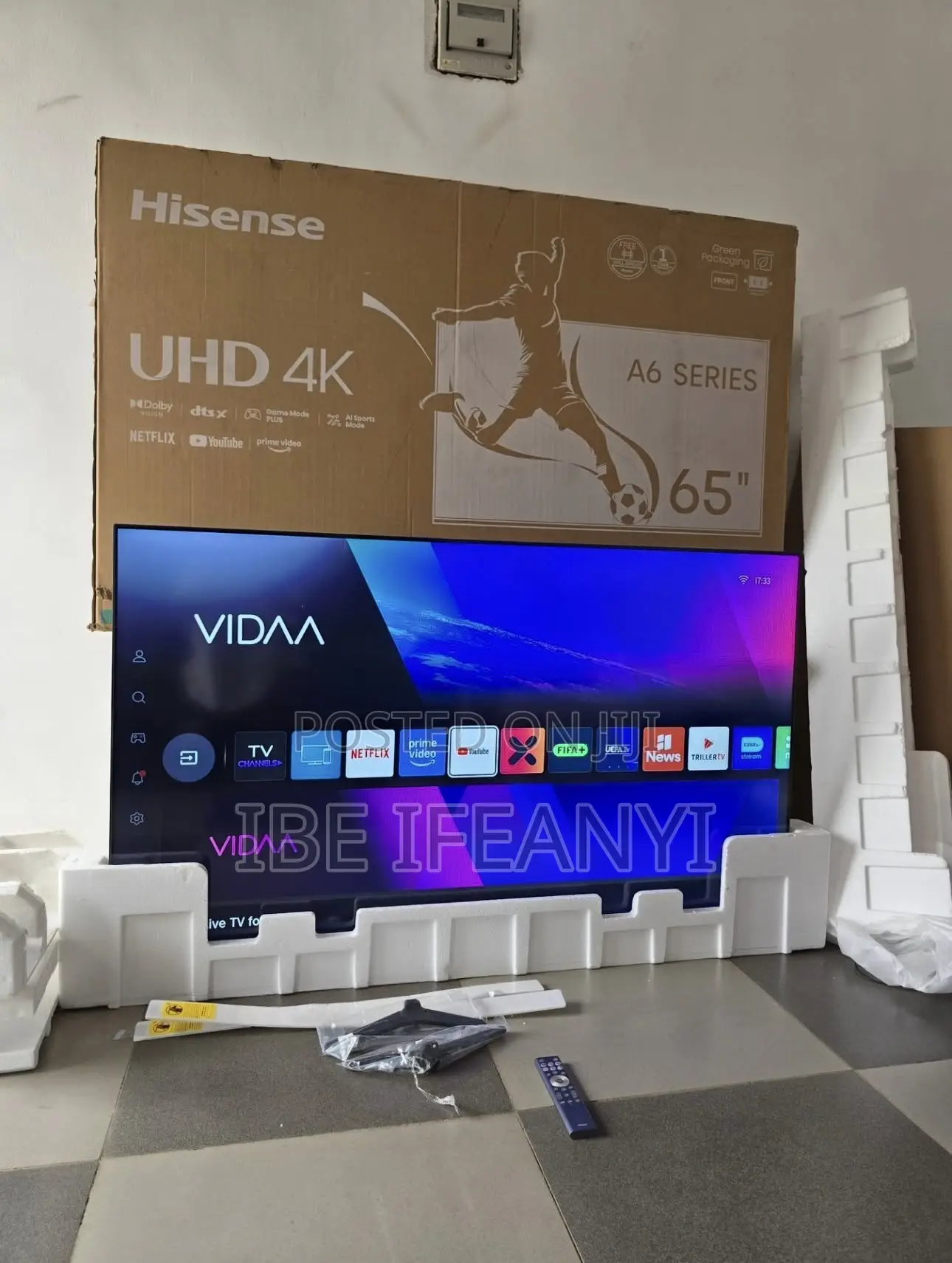 Hisense TV 65 Inch A6Q UHD Smart