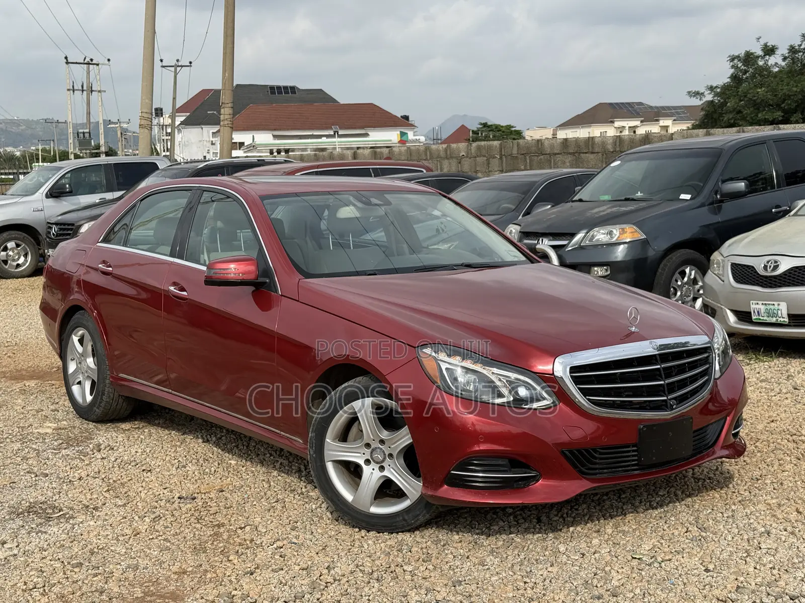 Mercedes-Benz E350 2015 Red
