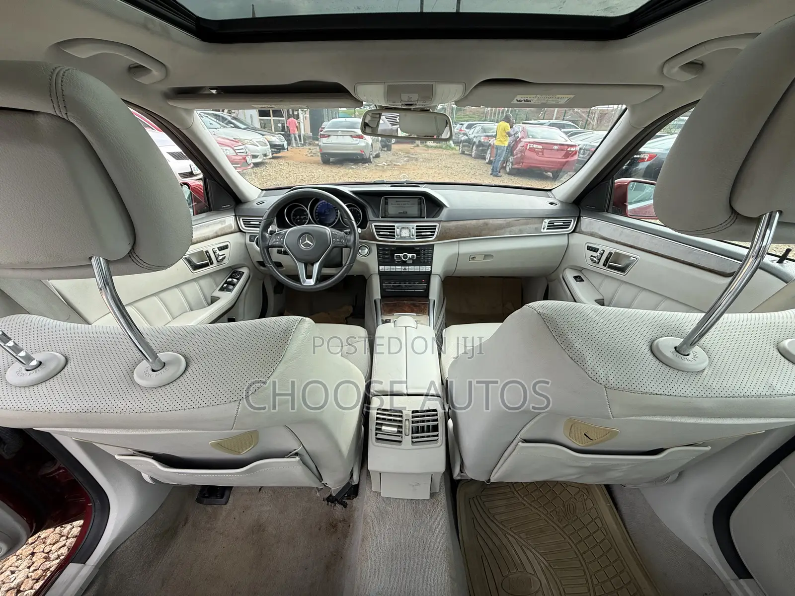 Mercedes-Benz E350 2015 Red