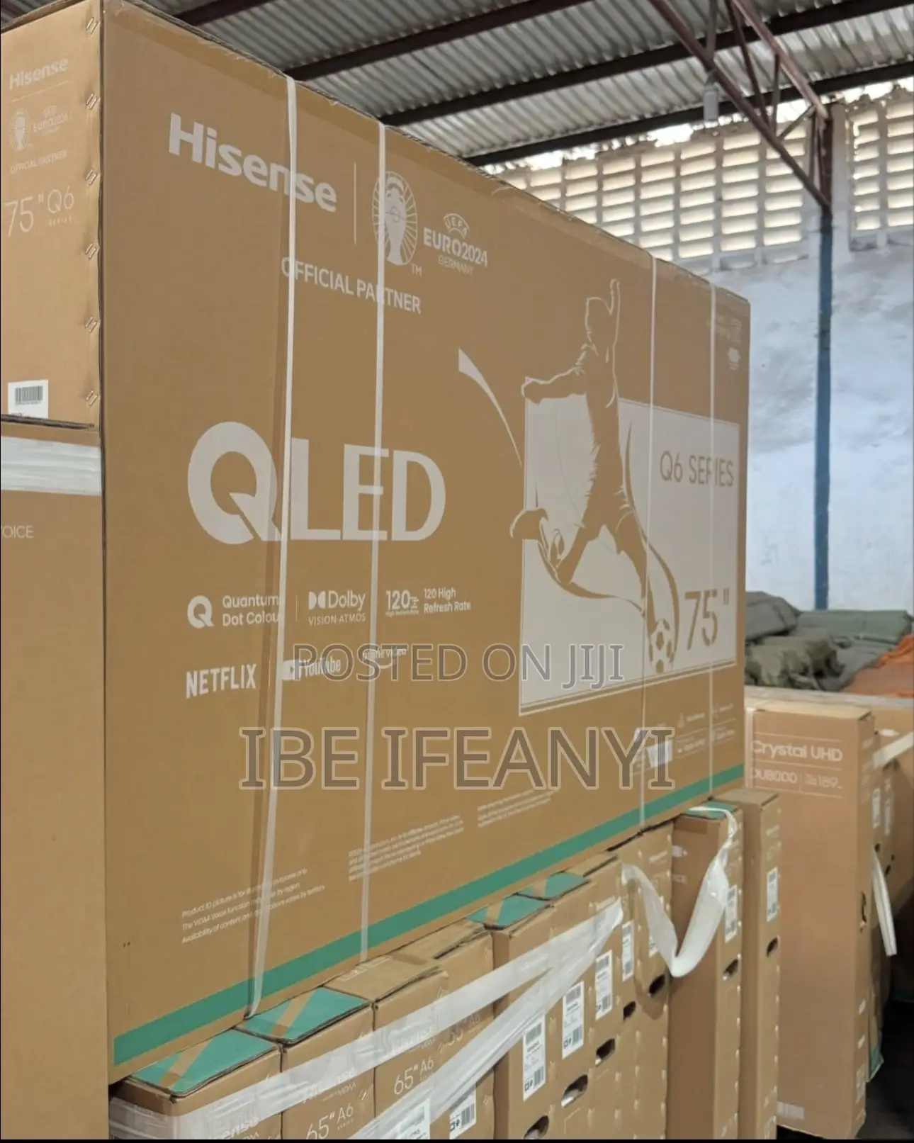 Hisense TV QLED 75 Inch Q6Q Smart