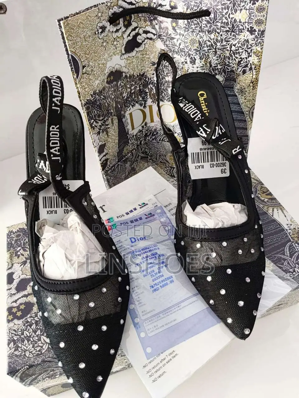 New Collection All- Match Cat Heel Letter Sandal for Womentoe Stiletto