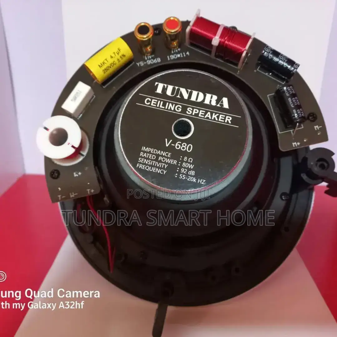 Tundra Frameless Ceiling Speakers 80watts