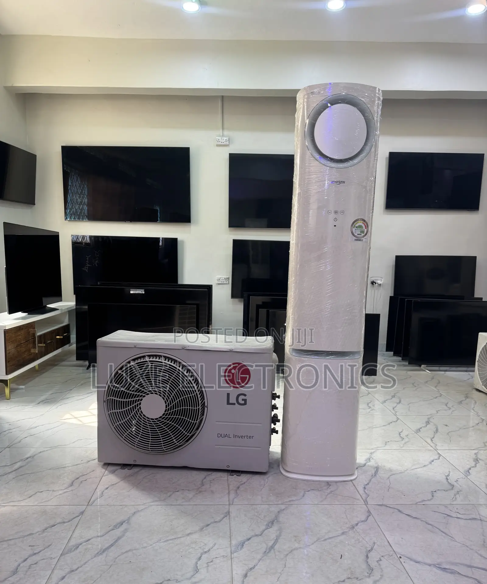 LG 2.5hp DUAL Inverter Standing Standing Air Conditioner Korean Used