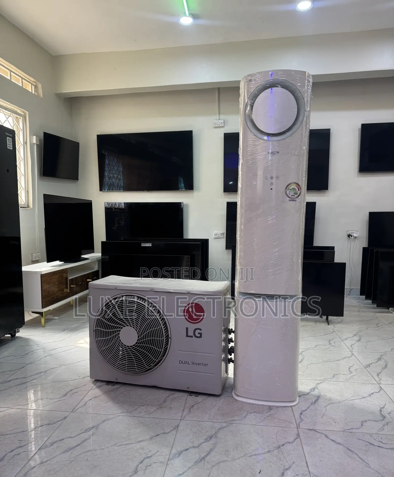 LG 2.5hp DUAL Inverter Standing Standing Air Conditioner Korean Used