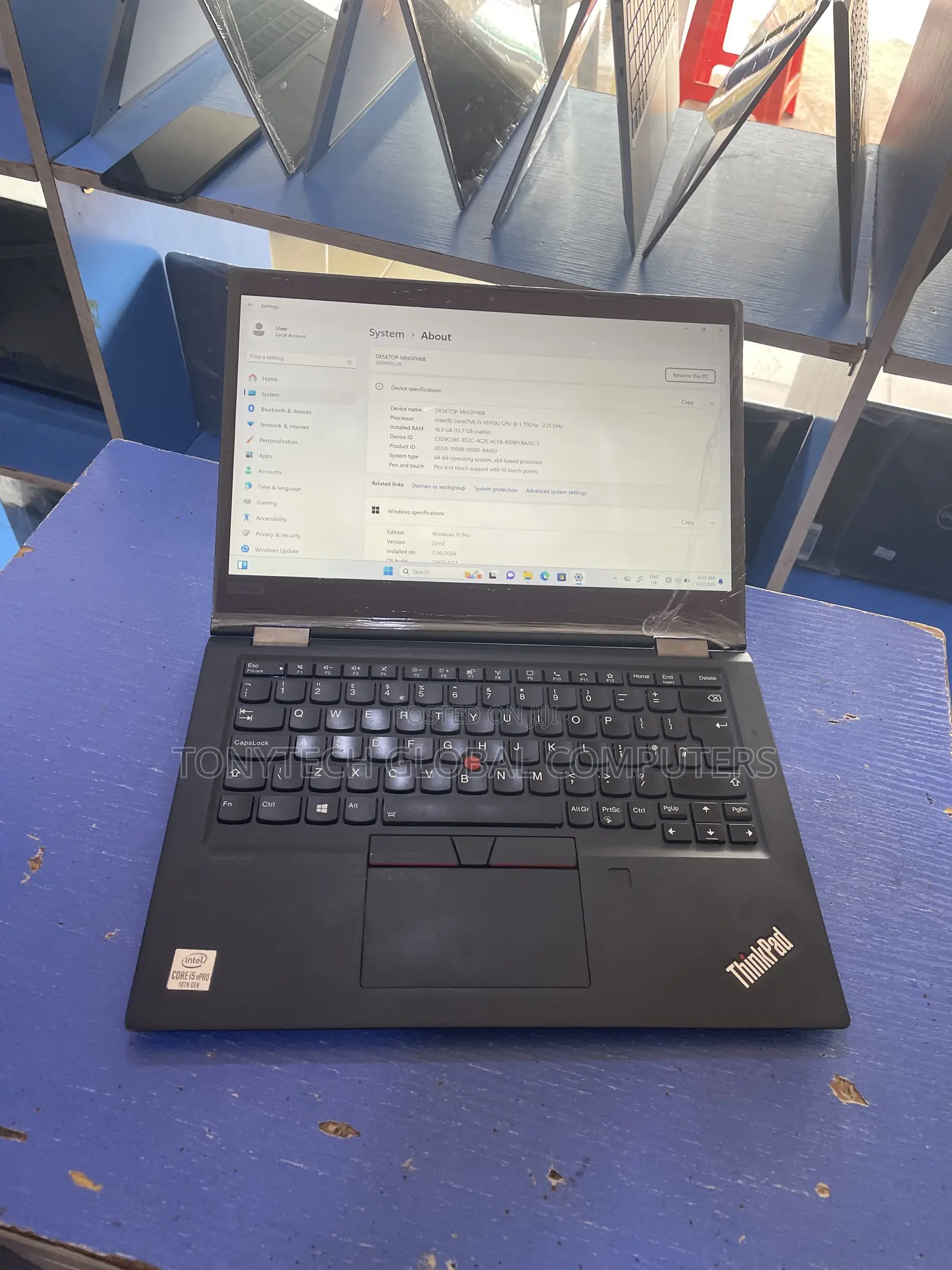 Laptop Lenovo ThinkPad x13 Yoga 16GB Intel Core i5 SSD 256GB
