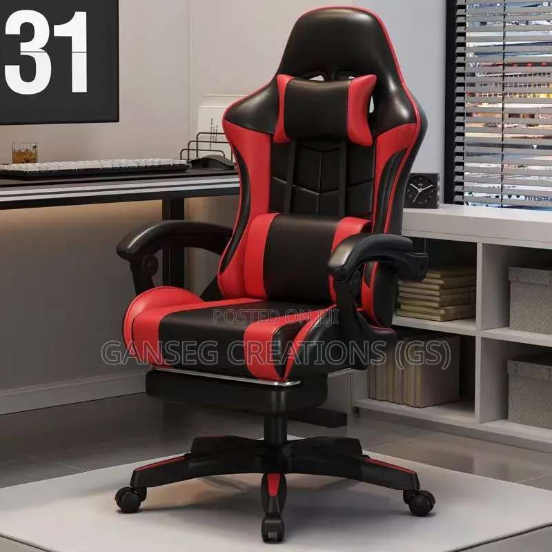 Heavy Duty Racing Style Computer Chair (Reclining 135°)