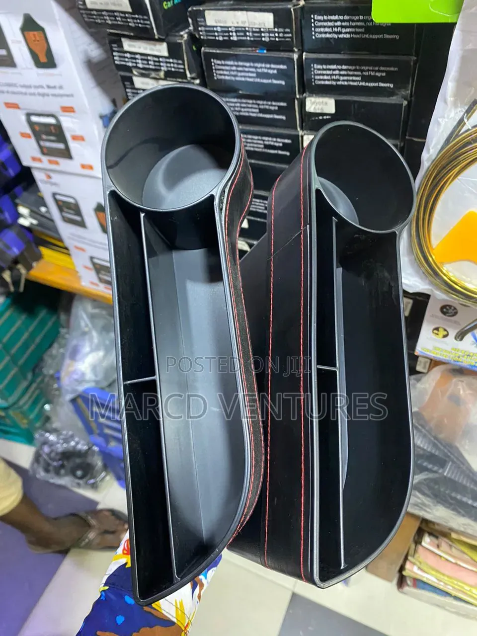 Seat Flip Box With Cup Holder