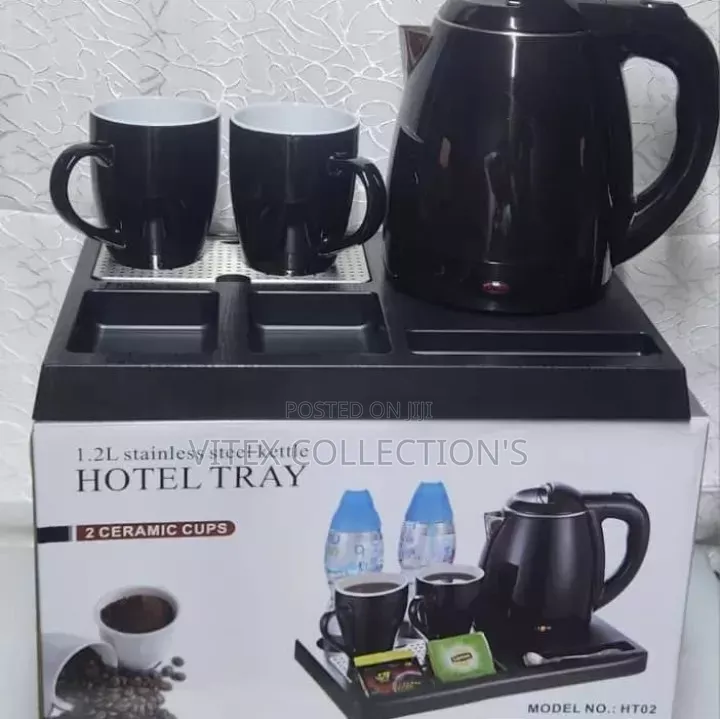 Hotel Tray With Two Cups