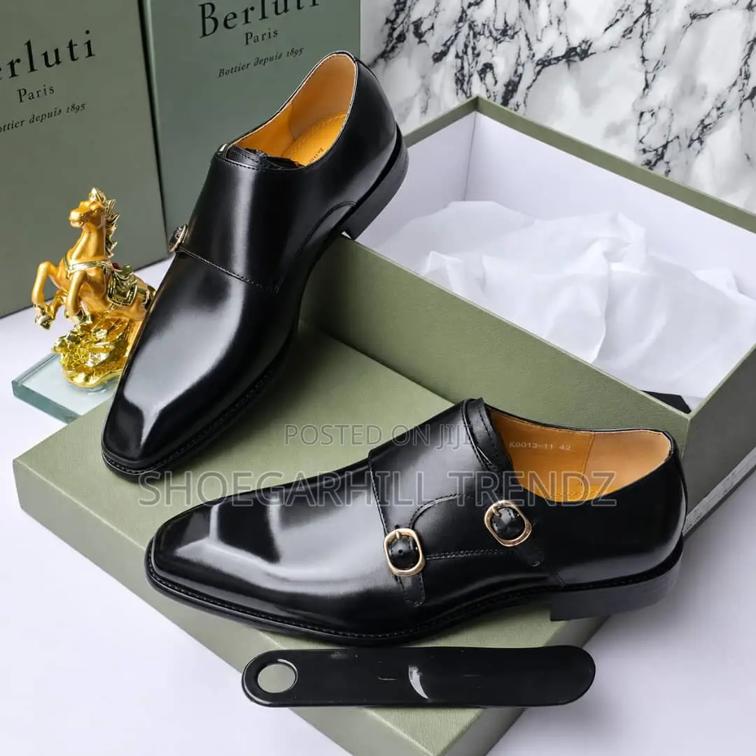 Berluti Double Strap Monk Shoes