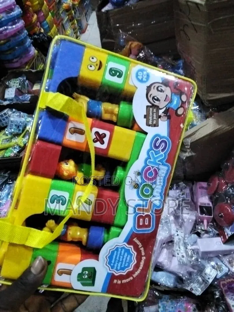 40 PCS Building Block Game for Kids and Adults