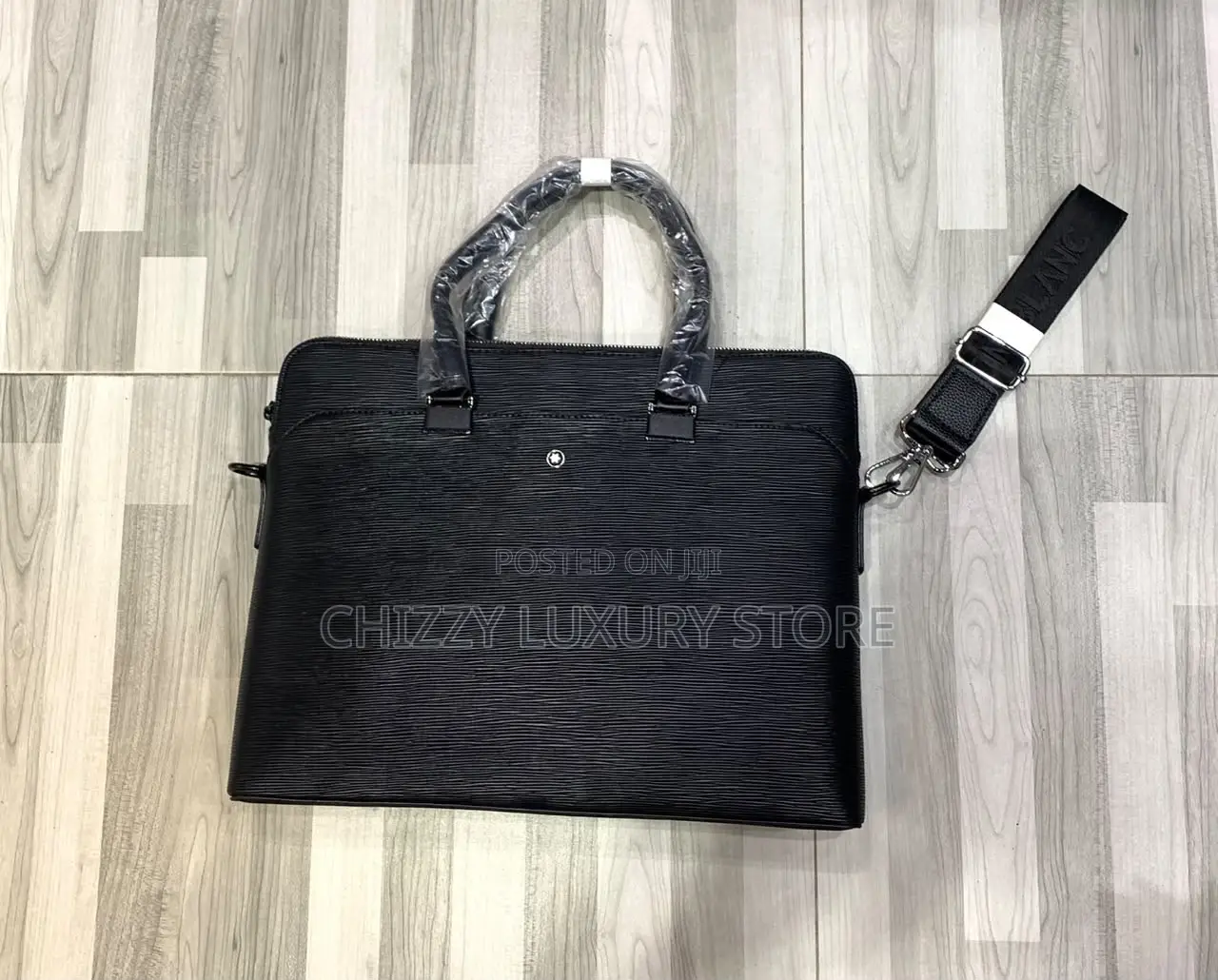 Burberry Quality Luxury Men Genuine Leather Laptop Bag