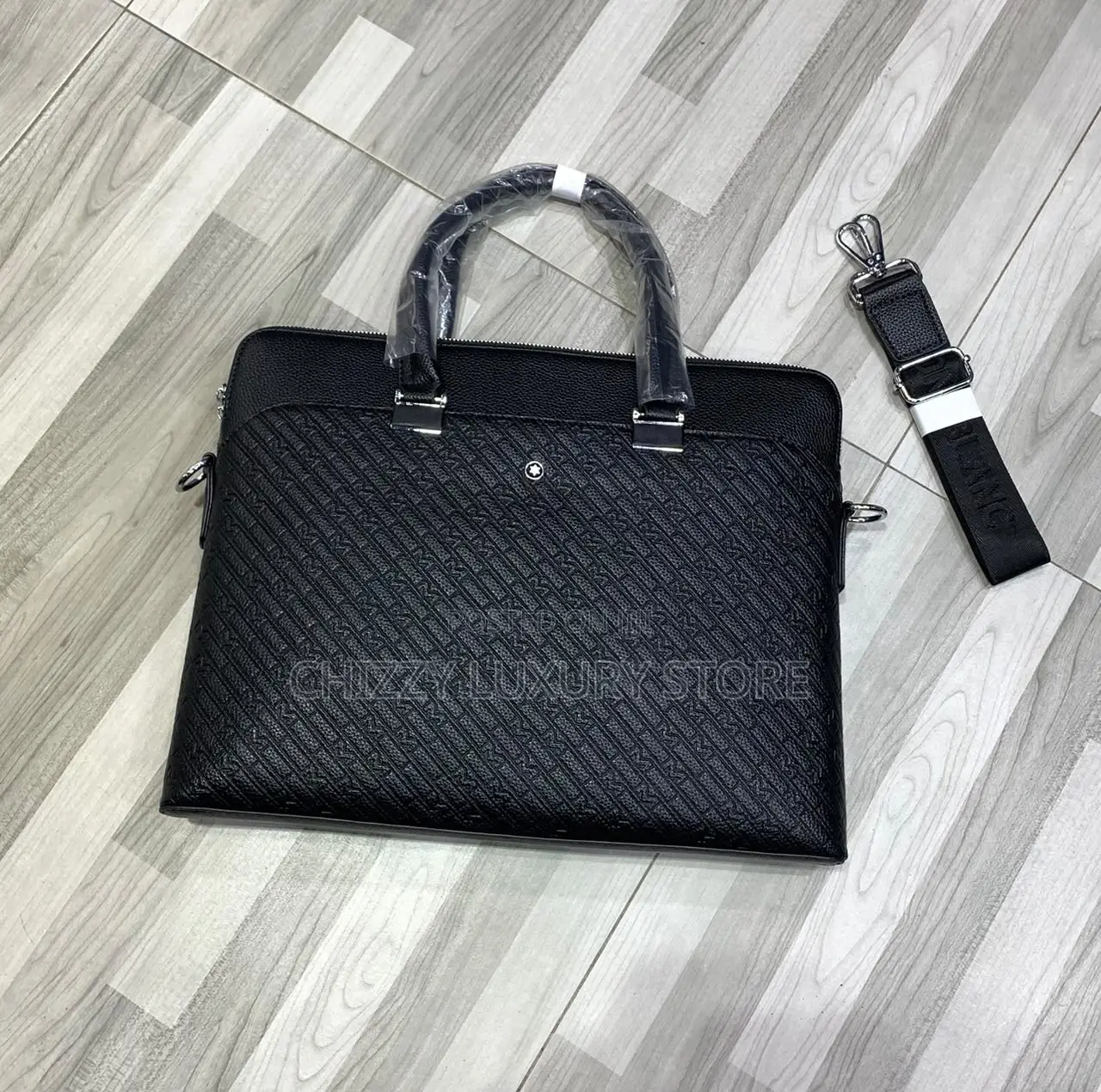 Burberry Quality Luxury Men Genuine Leather Laptop Bag