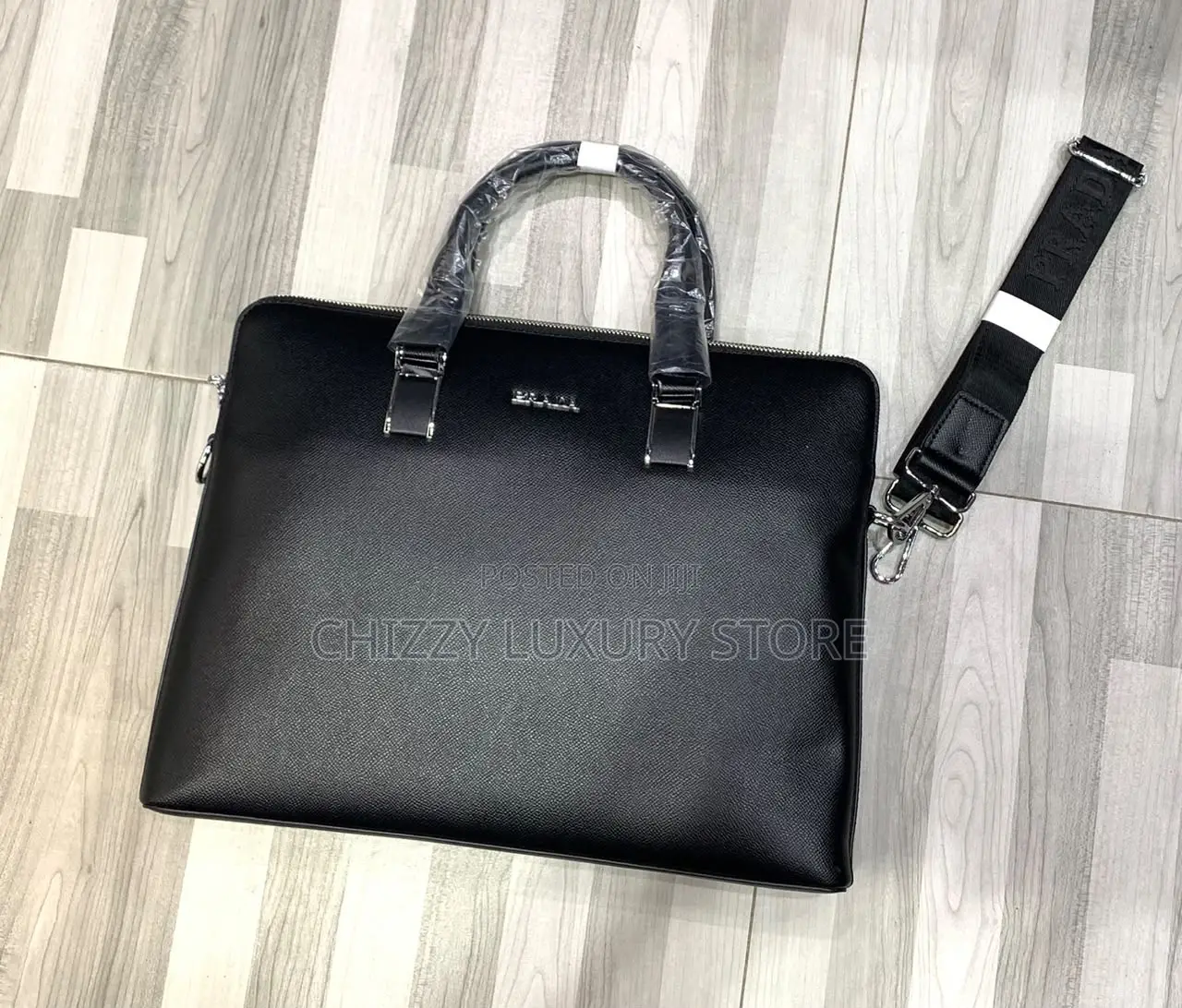 Burberry Quality Luxury Men Genuine Leather Laptop Bag