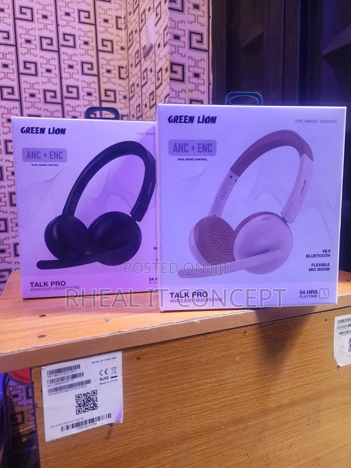 Greenlion (Anc) Wireless Headphone With Mic