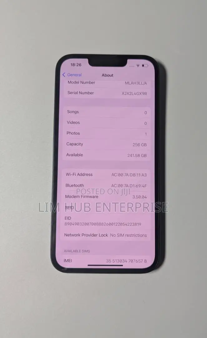 Apple iPhone 13 256 GB Black