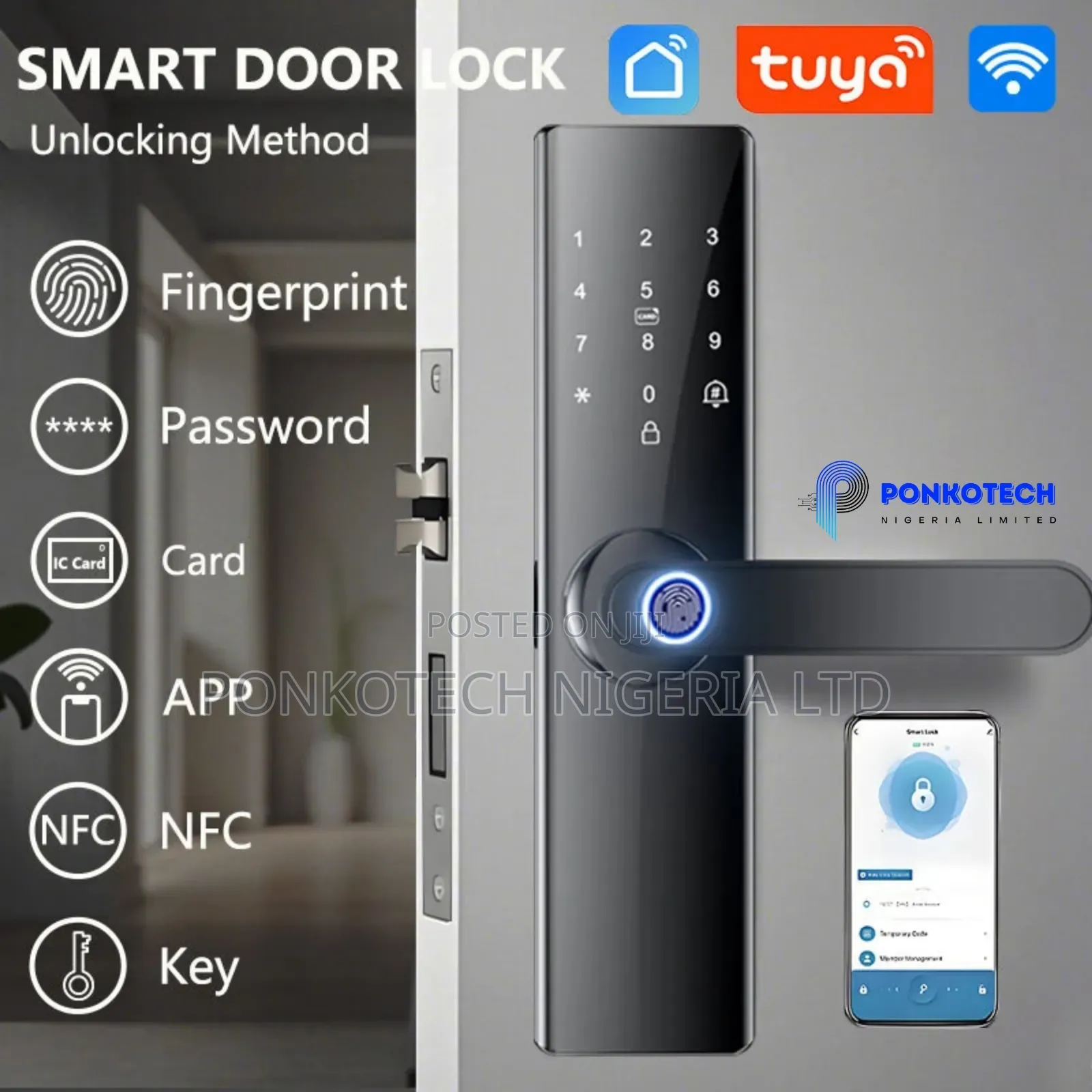 Fingerprint Smart Door Lock Installation Abuja