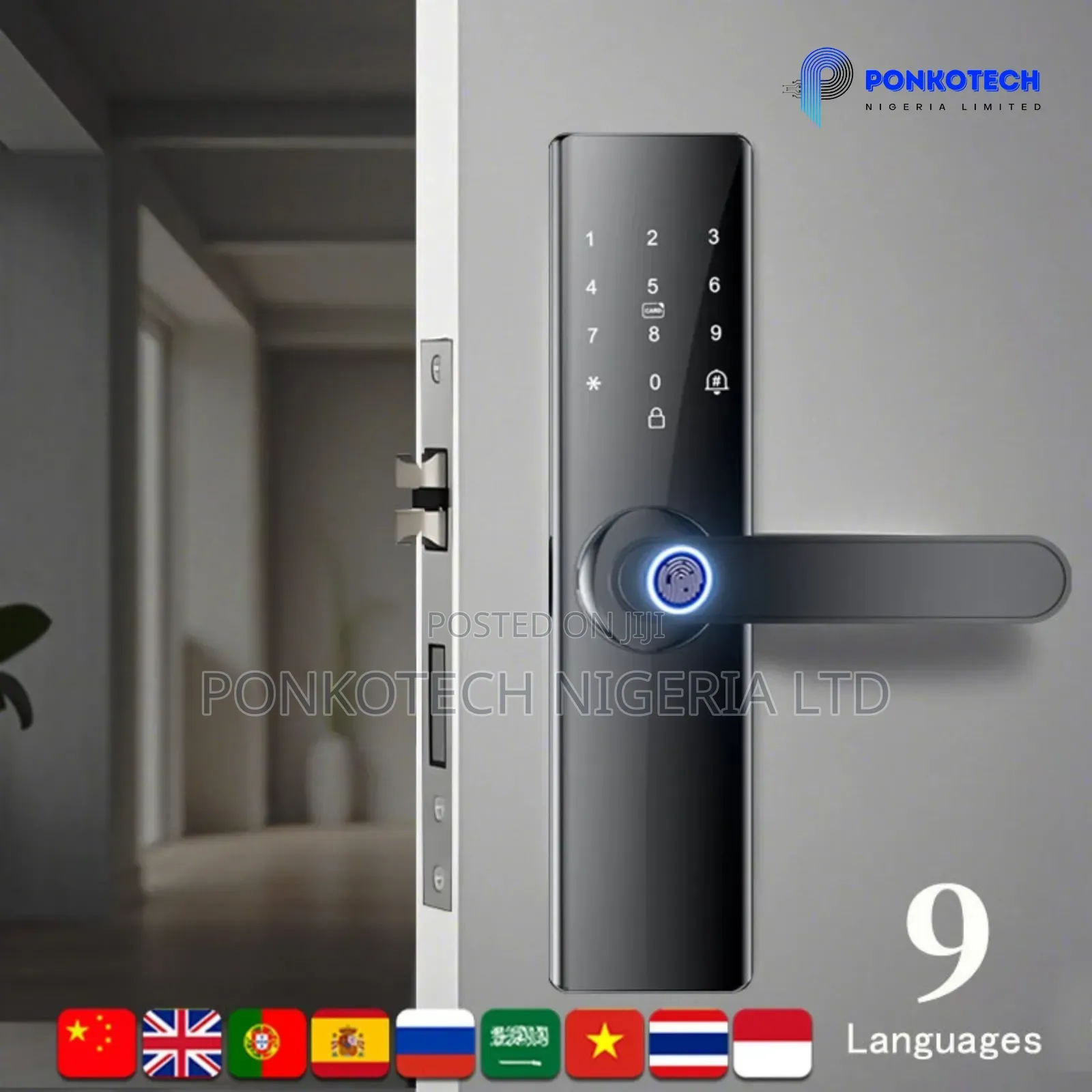 Fingerprint Smart Door Lock Installation Abuja