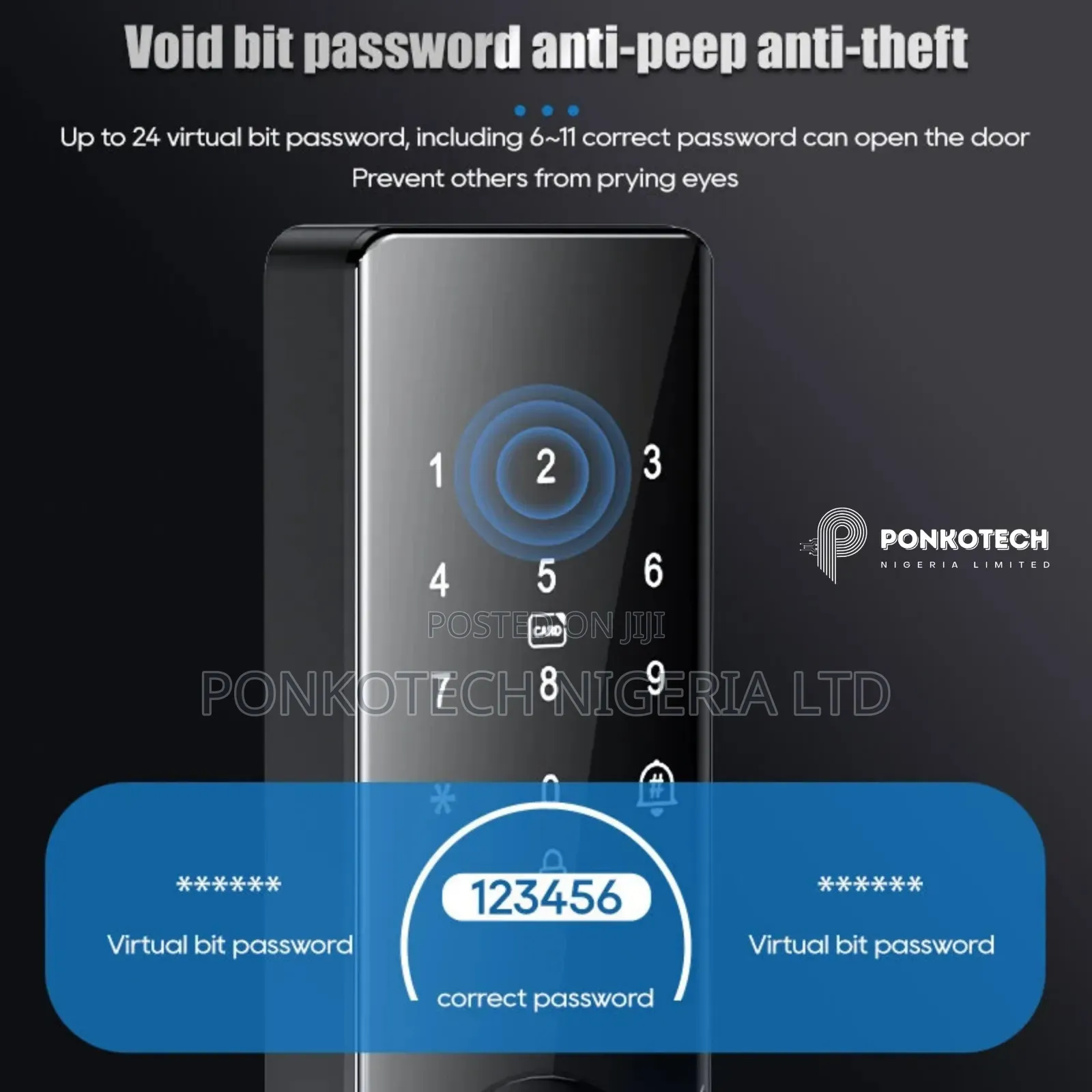 Fingerprint Smart Door Lock Installation Abuja